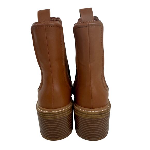 STEVEN NEW YORK CABELL CHELSEA PULL ON BOOTS IN TAN NWOB WOMEN'S SIZE 8.5M - Picture 8 of 12